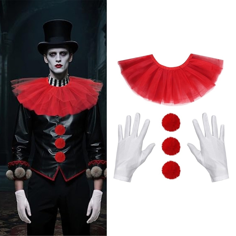 Briar Cosplay Prop - 5Pcs/Set Halloween Clown Costumes Accessories Mesh
