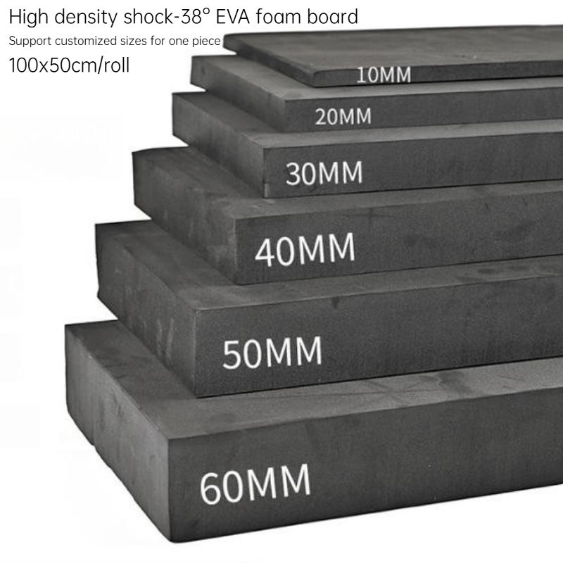 Cosplay Props Eva Foam - 100×50cm 38° Black EVA Foam Sheet