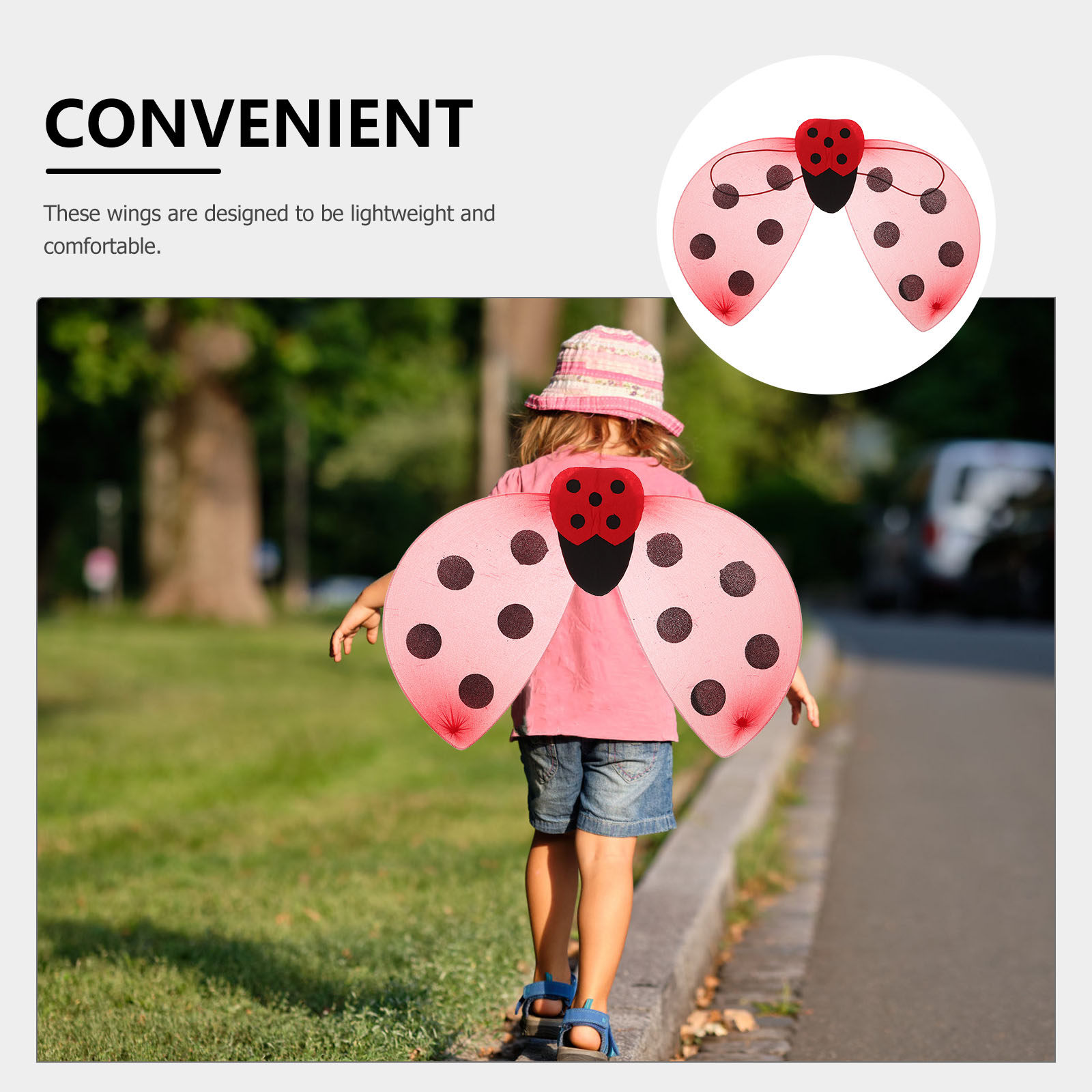 Ladybug Wings for Dress Up Cos - Easy Cosplay Prop review and price
