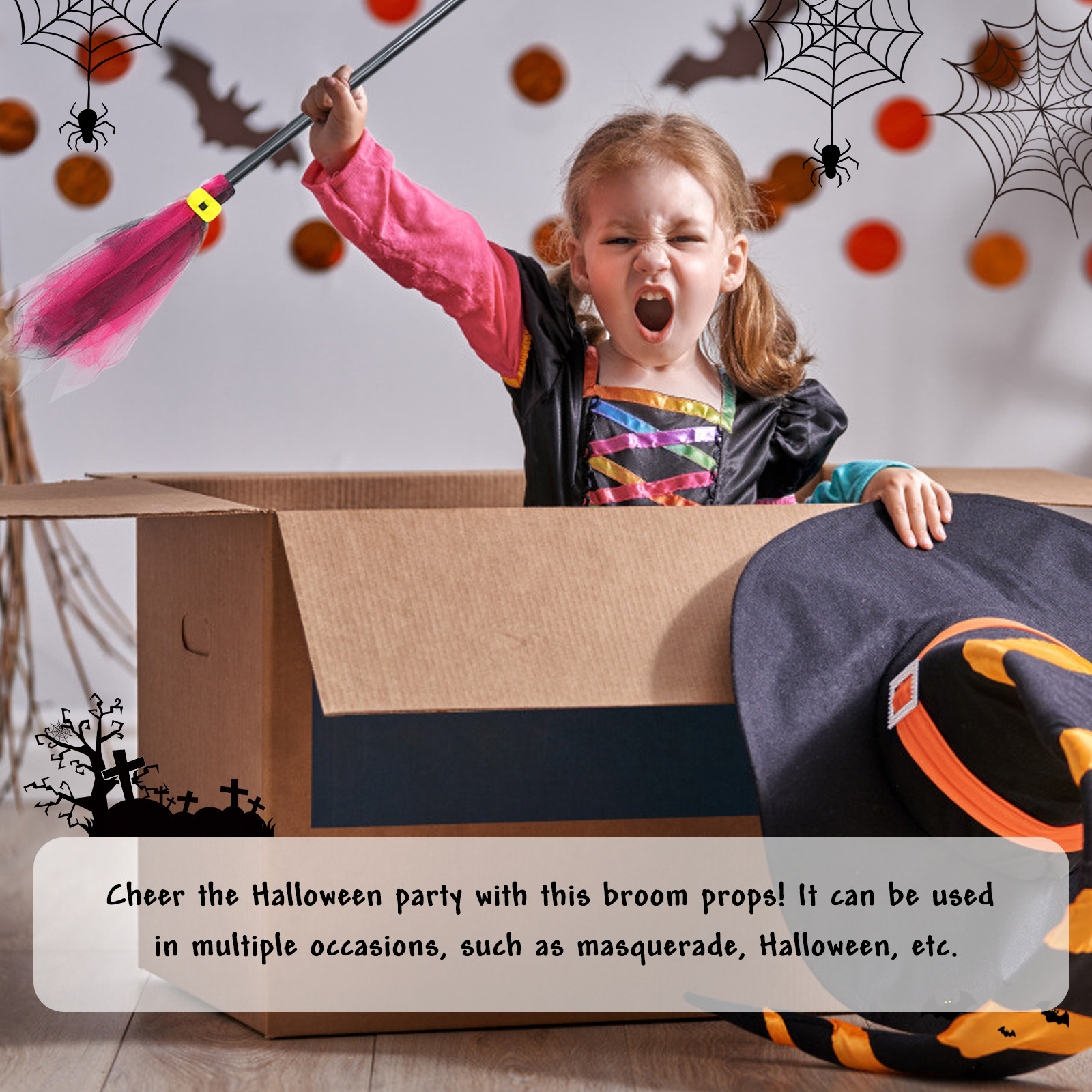 Halloween witch broom props fo - Easy Cosplay Prop review and price