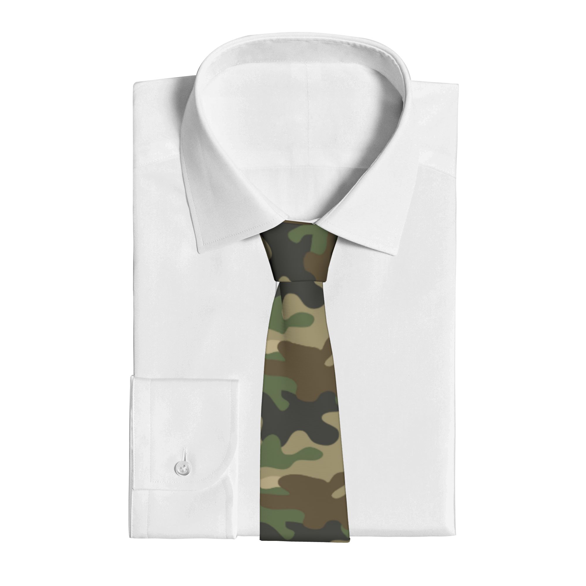 Camouflage Necktie Unisex Slim - Detachable Cosplay Prop review and price