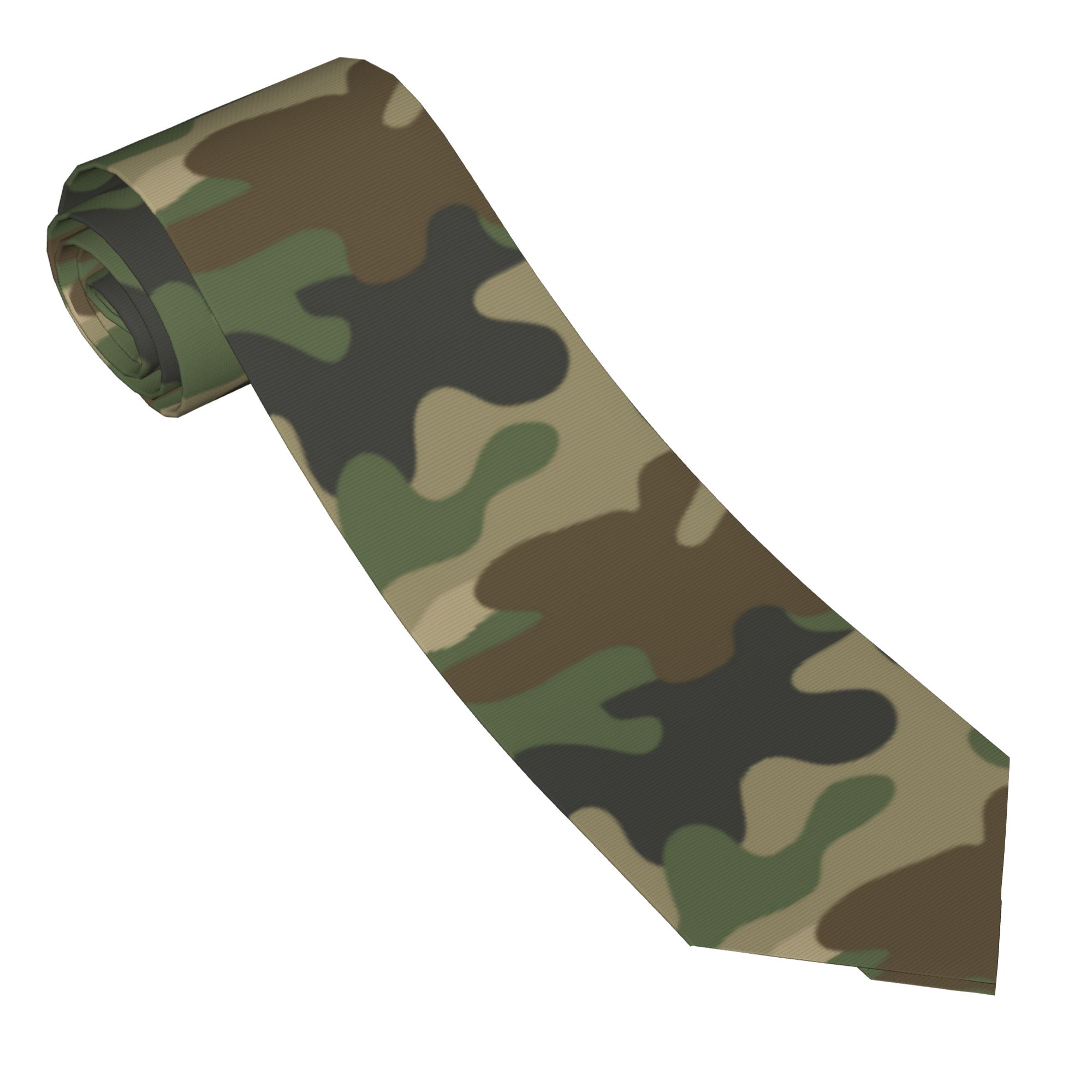 Camouflage Necktie Unisex Slim - Detachable Cosplay Prop review and price