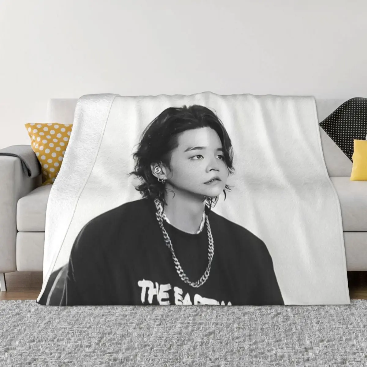 Yoongi concert Throw Blanket D - Flamethrower Cosplay Prop review and price