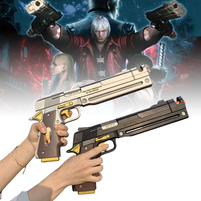 PU Dante Pistol Gun Ebony Ivor - Cosplay Prop Pistol review and price