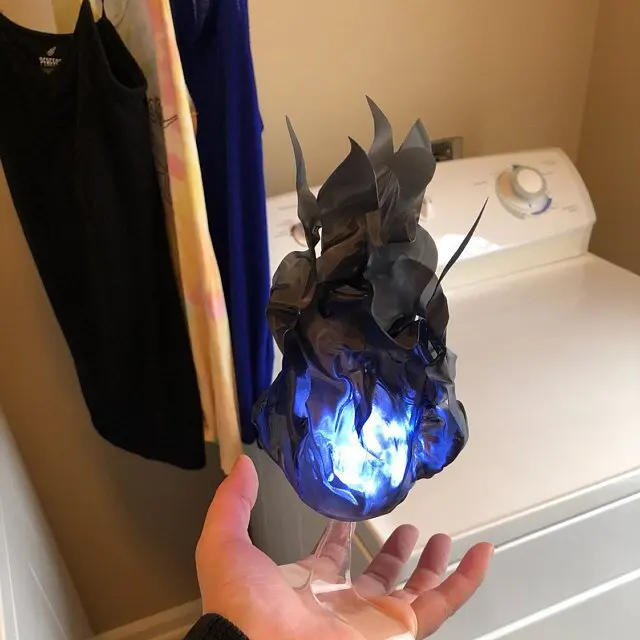 New LED Floating Flame Ball Ha - Cosplay Fireball Prop review and price