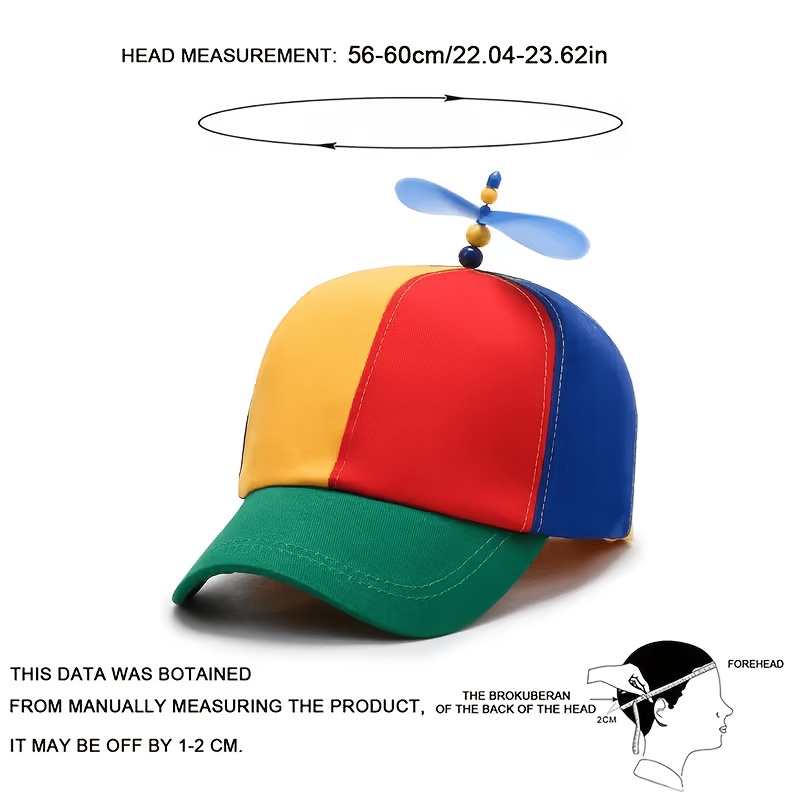 Funny Multicolor Propeller Hat - Cosplay Fireball Prop review and price