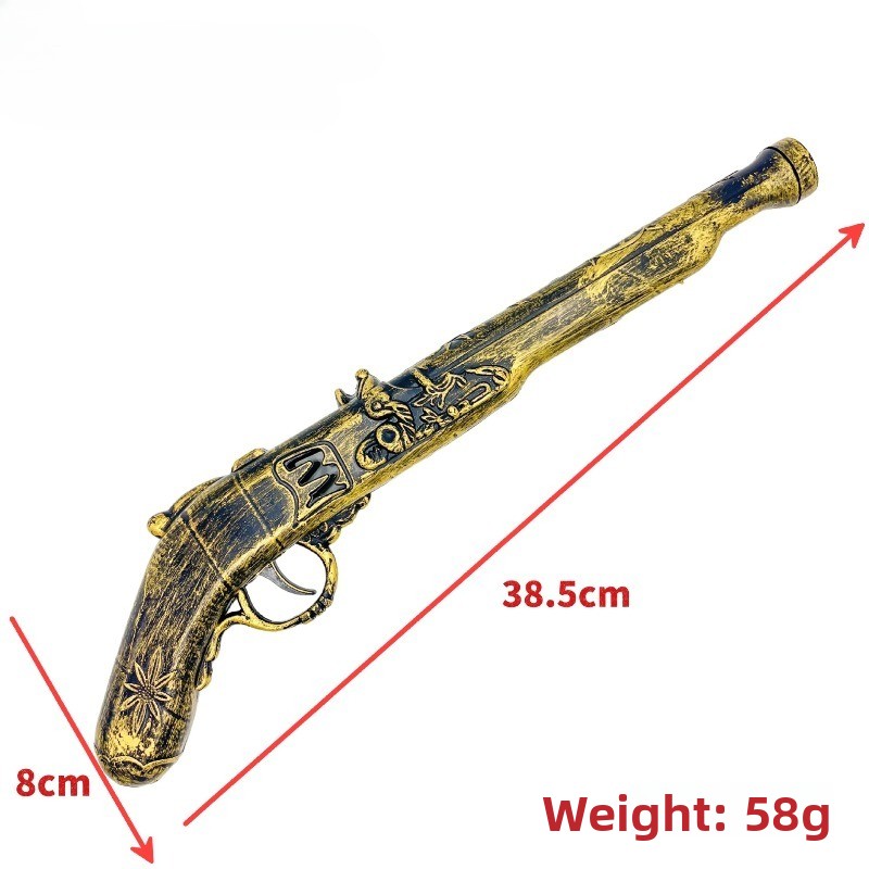 40cm/15.75in Pirate Gun Plasti - Cosplay Prop Pistol review and price