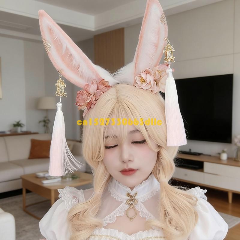 Adjustable Plush Rabbit Ears H - Cosplay Prop Designer review and price