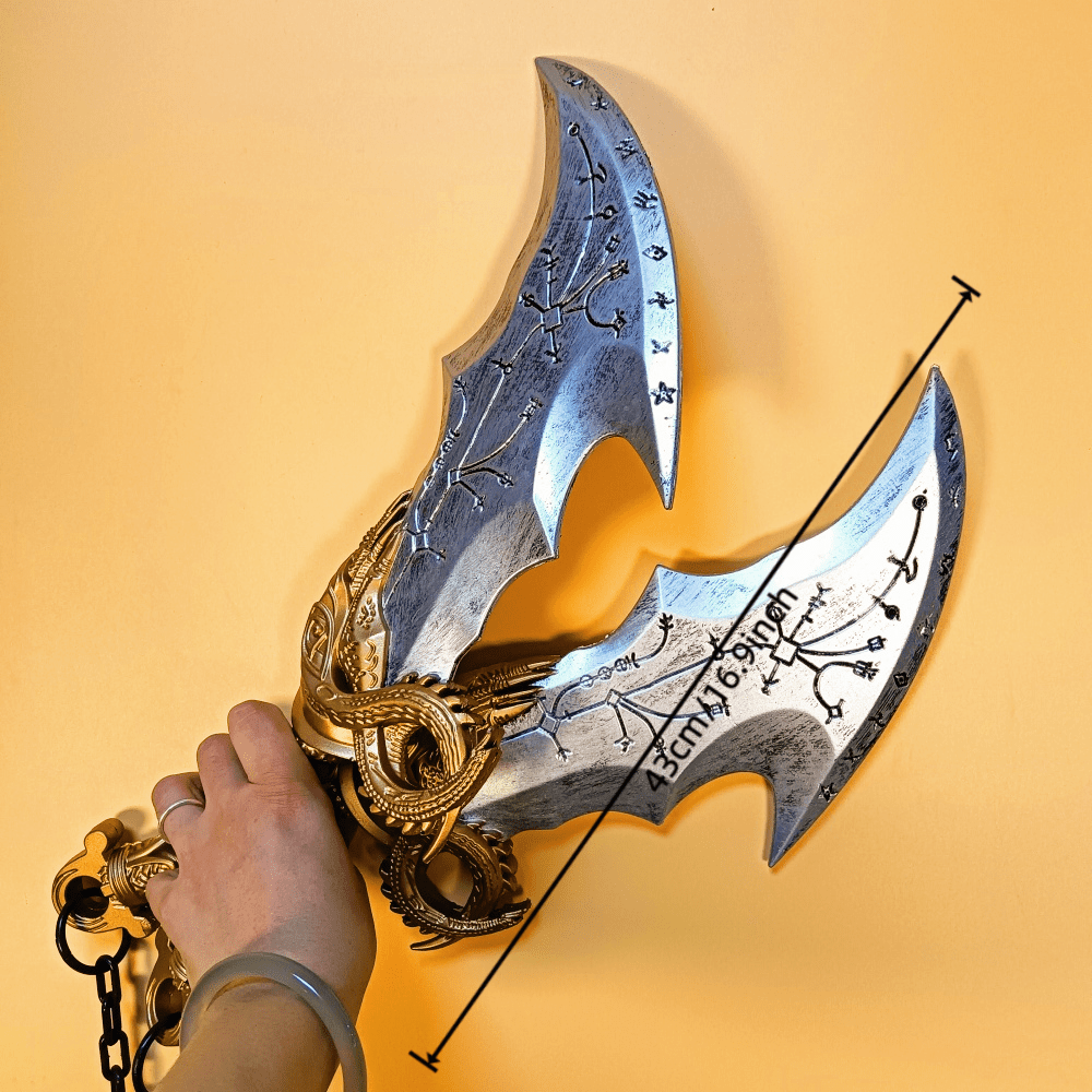 45cm PU Kratos Katana Damascus - Cosplay Prop Axe review and price